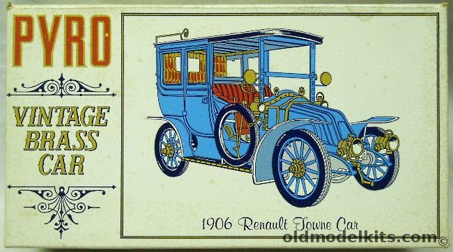 Pyro 1/32 1906 Renault Towne Car, C454-125 plastic model kit